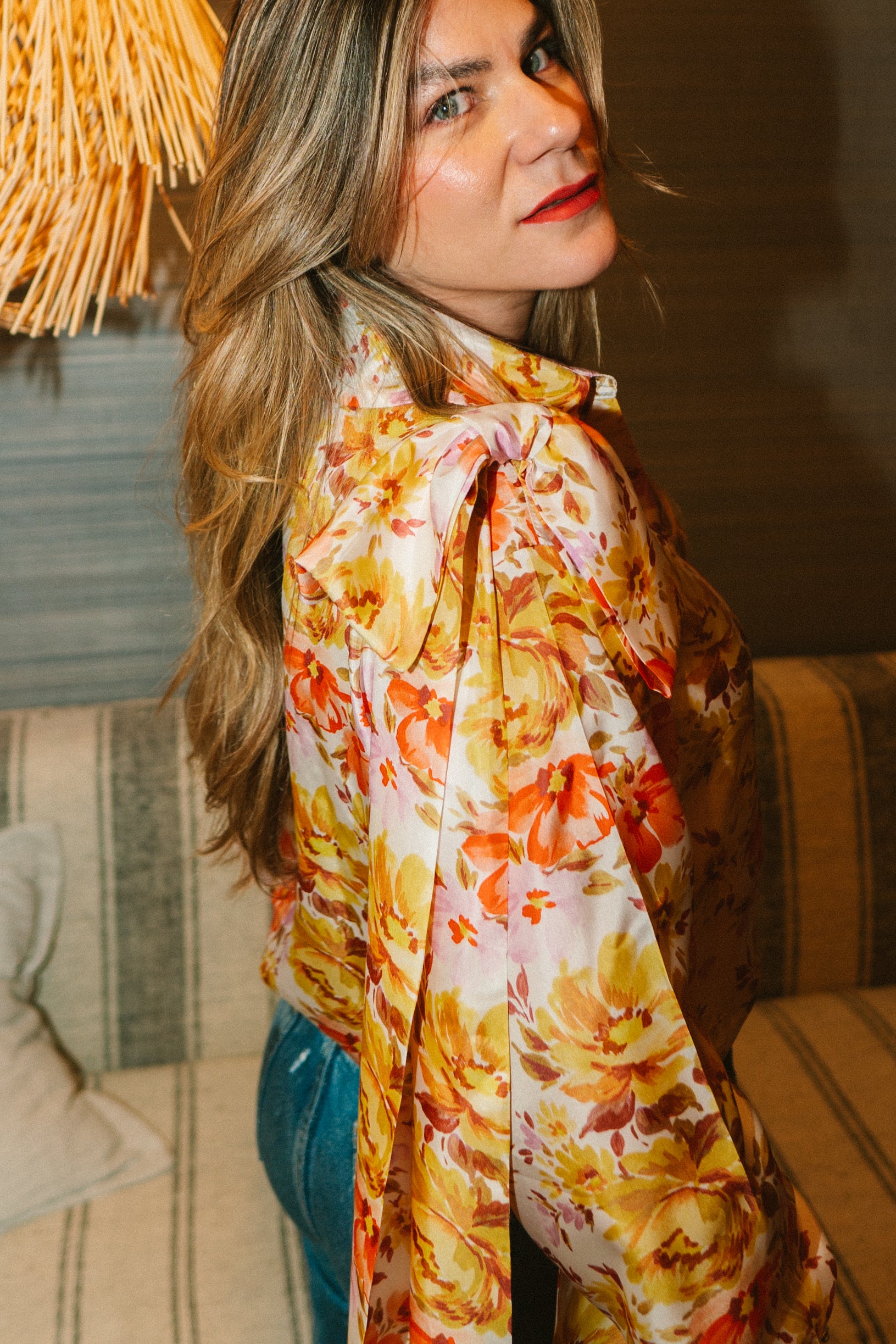 THE BOW SHIRT - SUNLIGHT