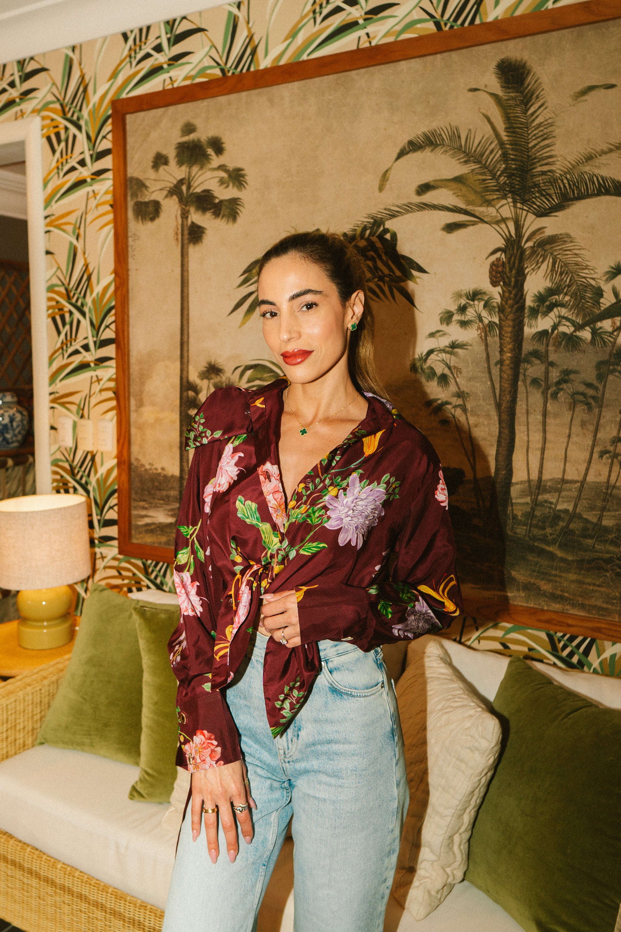 THE BOW SHIRT - NATURE