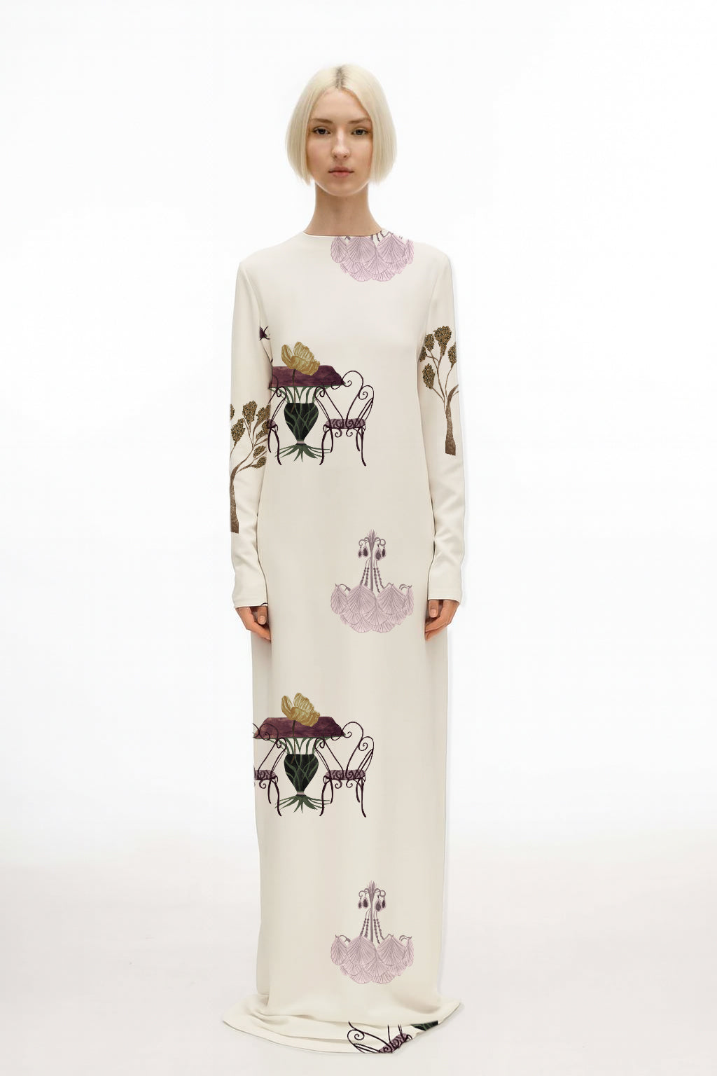 marina floral embroidered dress Marina Dress