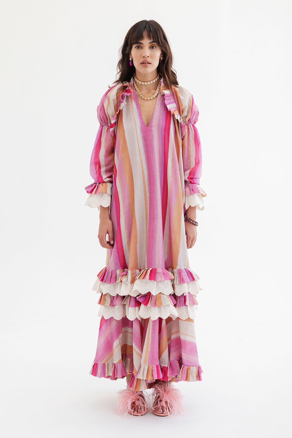 Tatiana Dress - Pink Floral