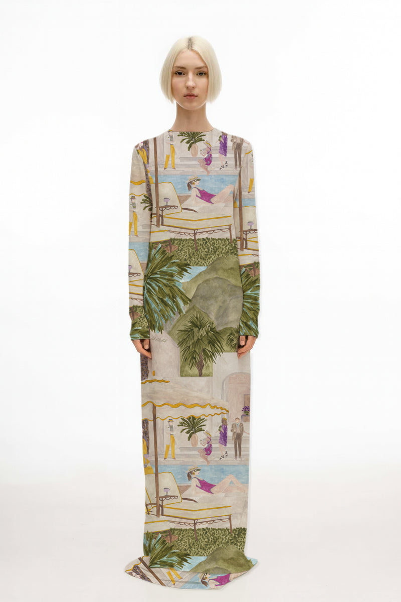 free people women's malina long sleeve maxi dress Marina Dress